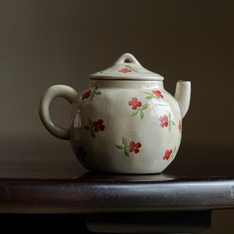 Tea Pots For Loose Tea Teapot 135ml Hand-painted Teapot Japanese Tea Maker Kettle Handmade Kung Fu Teaset Ornaments Tea Infuser Pot by Unknown