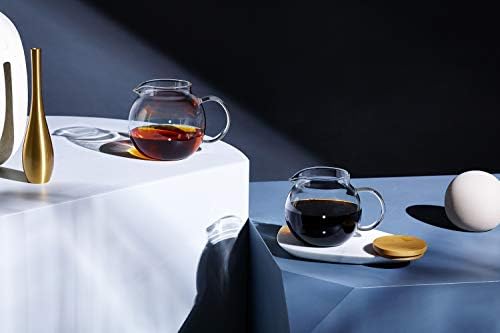 Cores C516 Clear Glass Server, 6 Cup, Coffee Pot, Teapot, Stylish, Interior, Easy to Pour - Image 2