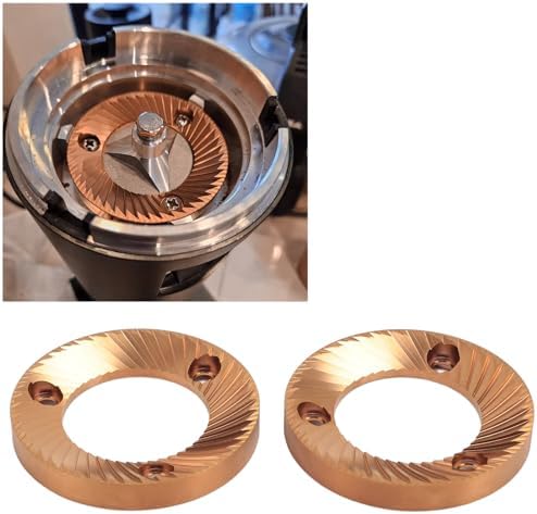 2PCS Stainless Steel flat wheel Coffee Burrs, 64mm Plated Multi Purpose Flat Burr Coffee Machine Accesory Grinding Manual Coffee Mill Burrs - Image 6
