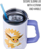 Silver Buffalo Pokémon Eevee, Stainless Steel Tumbler, 40oz - Image 2
