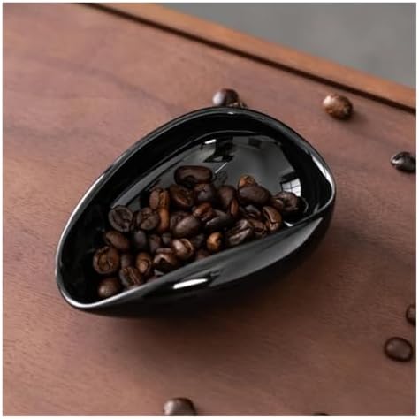 Coffee Bean Dosing Cup and Spoon Set, Ceramic Dosing Vessel Measuring Tray Kit for Coffee or Tea, Espresso Accessories(B set) - Image 2