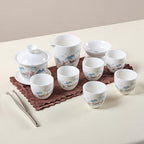 KEYDUACU Gaiwan Tea Set,Chinese Gongfu Tea Set,Portable for Adults,Home by KEYDUACU