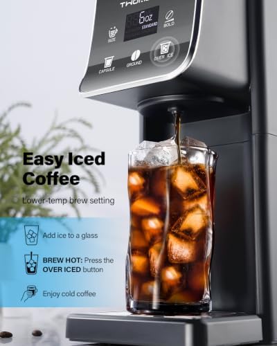 K Cup Coffee Maker, Single Serve Hot & Iced for K-Cup & Grounds - Image 2