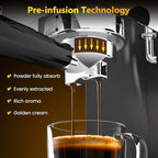 URintells Cuising Espresso Machine with Touchscreen And Cold Brew - Image 3