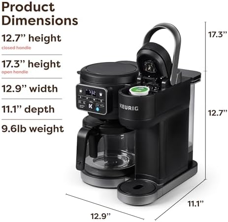 Keurig K-Duo Hot & Iced Single Serve & Carafe Coffee Maker, MultiStream Technology, 72oz Reservoir (Gen 2) - Image 4