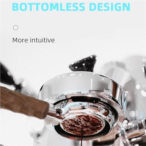 54mm Double Spout Bottomless Portafilter Replacement，Compatible For Breville，8 Series Espresso Machine Barista Tool Accessory(54mm Bottomless SS) - Image 5