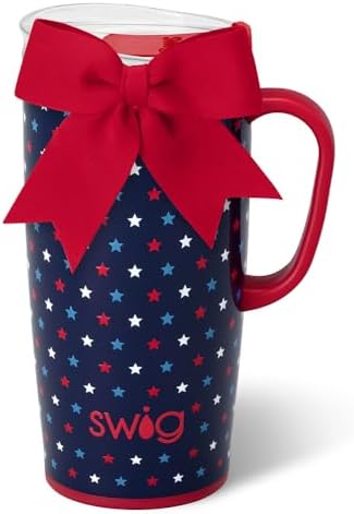 Swig Life 22oz Insulated Travel Mug with Handle & Lid, Oh My Stars by SwigLife