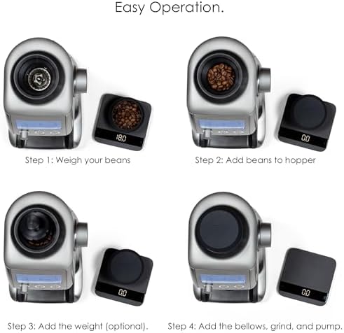 Single Dose Hopper with Silicone Bellows and Anti-Popcorning Weight | Compatible with Breville Smart Grinder Pro | Black - Image 3