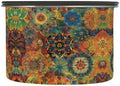 Stainless Steel Coffee Storage Containers with Airtight Lid, Hippy Mandala 30oz Food Storage Container Kitchen Canister for Tea, Coffee Beans, Ground, Sugar Storage by Quteprint