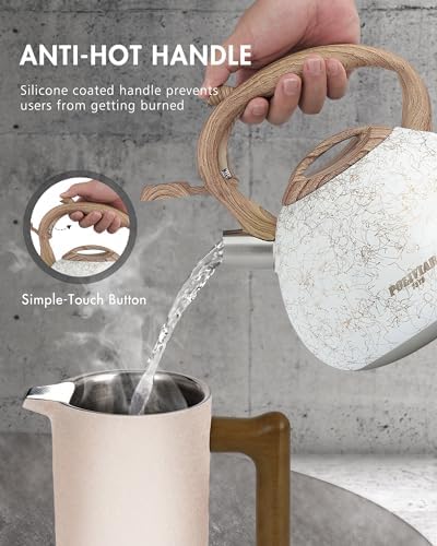 POLIVIAR Tea Kettle, 2.7 Quart, Iron Grey - Image 3