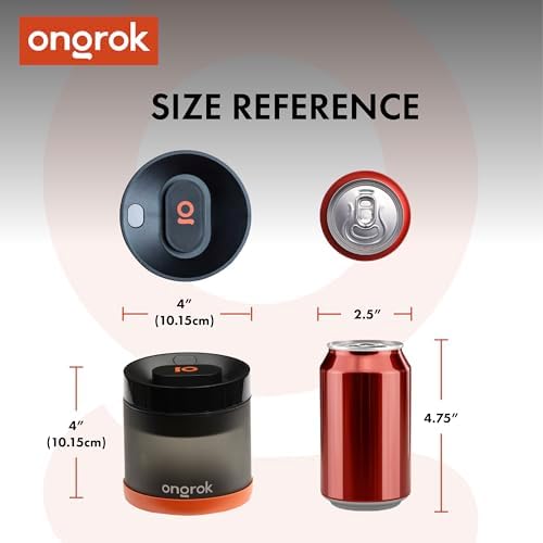 ONGROK Glass Storage Jar with Vacuum Pump Technology, Air Proof Containers to Preserve Smell and Aroma (400ml (1oz)) - Image 5