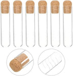 Artibetter 6pcs Glass Loose Leaves Tea Strainers Reusable Glass Tea Steeper Tubes with Fine Mesh Filter and Cork Caps at Home and Office - Image 7