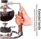 Tabletop Glass Siphon Pot, Coffee Maker, for Home and Office - Image 5