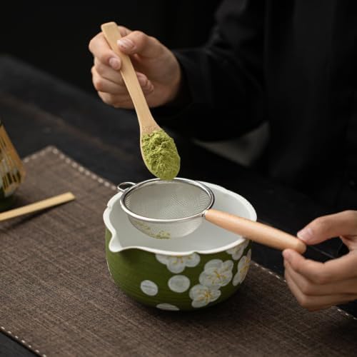 8-Pcs Japanese Matcha Tea Set – Hand-Painted Ceramic - Image 6