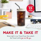 DASH Brew2Go™ Portable Cold Brew Coffee Maker - Rapid Electric Cold Brew Machine for Personal Iced Coffee & Iced Tea, Reusable Filter, USB Rechargeable for Home, Office & Travel - Image 3