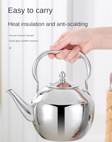 Thickened Stainless Steel Teapot with Removable Infuser for Restaurants Home Use(2L) - Image 5