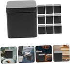 Healifty 3sets Rectangular Tinplate Box for Tea Small Candy Box Tinplate Storage Container 10pcs*3 - Image 6