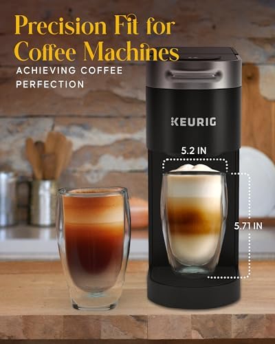 Kitchables Double Walled Glass Coffee Mugs Set of 2, 15oz Insulated Glass Coffee Mugs for Cappuccino, Latte, Tea, Espresso - Latte Cup - Tazas Para Cafe - Image 3