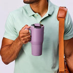 BrüMate Müv - 25oz 100% Leak Proof Insulated Coffee Mug with Handle & Lid - Stainless Steel Coffee Travel Mug - Double Walled Coffee Cup (Primrose) - Image 2