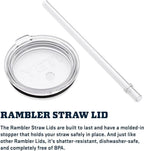 YETI Rambler 42 oz Straw Mug, Moon Dust - Image 4