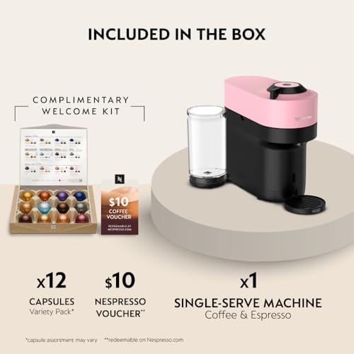 Nespresso Vertuo Pop+ Coffee & Espresso Maker by De'Longhi, Pink - Image 3