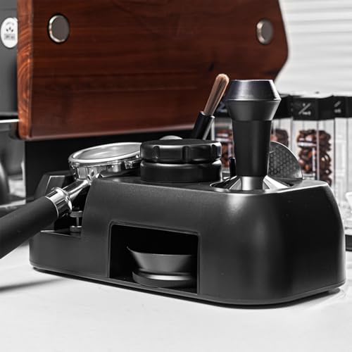 Espresso Tamping Station 51-54mm and 58mm Portafilter Holder with Tamper Organizer and Storage Base, Washable Coffee Tool Mat with Silicone Feet for Home Bar and Countertop (Black) - Image 3