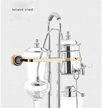 JITEM Cafetera Belgium Luxury Royal Family Balance Syphon Coffee Maker Siphon Brewer Elegant Design Retro Style with U Handle Glass Siphon Pot for Coffee or Tea - Image 7