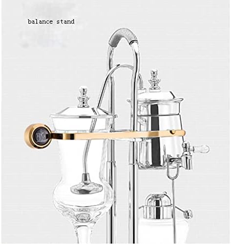 JITEM Cafetera Belgium Luxury Royal Family Balance Syphon Coffee Maker Siphon Brewer Elegant Design Retro Style with U Handle Glass Siphon Pot for Coffee or Tea - Image 7