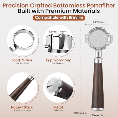ShanSon Espresso Accessories Kit with Station,58mm Compact Espresso Tamper Set,Espresso Tamper, Distributor, Bottomless Portafilter, Dosing Funnel,Station - Image 6
