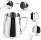 2 Pack Milk Frothing Pitcher 900ml 32oz Large Capacity Steaming Pitchers - Image 3