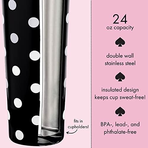 kate spade new york 24 oz Insulated Tumbler, Picture Dot - Image 3