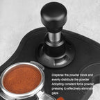 ZJchao 58.5mm Calibrated Coffee Tamper Spring Loaded with 3 Base Sizes Ergonomic Handle for Machine - Image 4