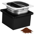 STOBAZA Stainless Steel Coffee Knock Box, Espresso Grounds Container Bucket by EaseLiving