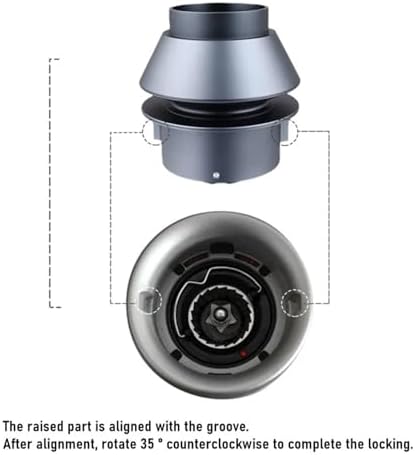 Aluminum Alloy Single Dose Hopper,Compatible For Breville,Coffee Grinder,Blower 870,BES875,BES878,BES880，Sealed Prevent Spills - Image 4