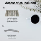 Stainless Steel Drip Tray - Perfect for Homes, Clubs, Bars, Cafes, Restaurants, Hotels, Or Commercial Use - Easy to Clean, No Drainage Required (9.1 * 16.7) - Image 5