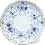 Narumi 9682-20515 Cup and Saucer Set, Milan, 7.8 fl oz (200 cc), Blue, Floral, Plum Blossom, Chintz, Pair of Coffee Cup & Saucer, Wedding Gift, Made in Japan, Gift Box Included - Image 4