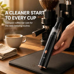 Coffee Grinder Vacuum Cleaner, Mini Handheld Coffee Vacuum, Brush Nozzle (B) - Image 2