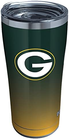 Tervis NFL Green Bay Packers - Ombre Triple Walled Insulated Tumbler Travel Cup Keeps Drinks Cold & Hot, 20oz Legacy, Stainless Steel by TervisTumblerCompany