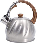 Stovetop Kettle 2L Whistling Kettle Stainless Steel Tea Teapot for Gas Stove Induction Cooker Camping Stovetop Kettles for Stove by Unknown