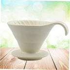 Filter Coffee Cup Ceramic Coffee Dripper for Home Brewing, Xmas - Image 5