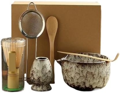 Matcha Tools Tea Set Bowl Chasen Stand Kit Complete Packaging(A) by Unknown