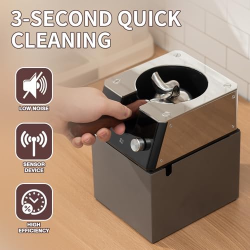 NEUTRAL NS300 Pro Electric Portafilter Cleaner-Automatic Coffee Grounds Cleaning Machine-Knock box for Espresso coffee-Espresso Puck Sucker-Suitable for 58mm portafilters. - Image 2
