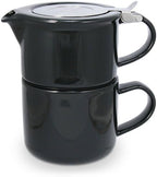 FORLIFE Tea for One with Infuser 14 ounces, Black Graphite by Unknown
