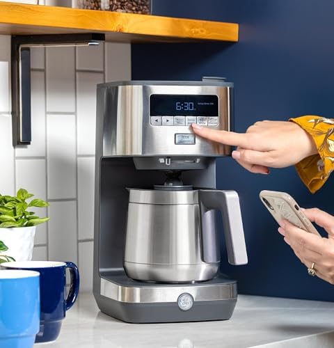 GE 10-Cup Programmable Drip Coffee Maker with Thermal Carafe - Image 4