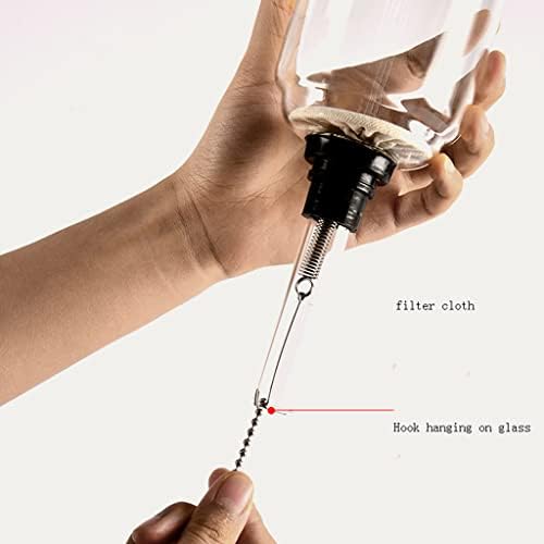 JITEM Cafetera Syphon Coffee Maker Japanese Style Vacuum Glass Siphon Pot Percolators 3 Cups 360ML Glass Tabletop Manual Siphon Coffee Maker for Coffee or Tea - Image 6