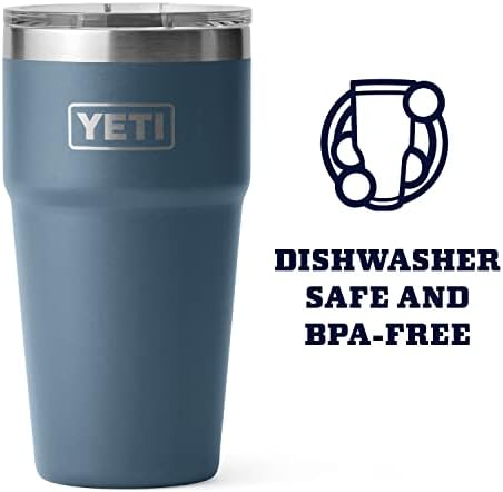 YETI Rambler Stackable Pint, Vacuum Insulated, Stainless Steel with MagSlider Lid - Image 3