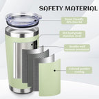 StarSpeed 4 Pack 20oz Stainless Steel Travel Coffee Tumbler,Misty Colors - Image 6