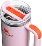Stanley Quencher H2.0 Tumbler with Handle and Straw 30 oz | Flowstate 3-Position Lid | Cup Holder Compatible for Travel | Insulated Stainless Steel Cup | BPA-Free | Rose Petal Shimmer - Image 2