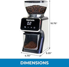 Kenmore Conical Burr Coffee Grinder - Electric Maquina de Moler Café for Espresso, French Press, Drip, Adjustable Grind Size, Bean Mill, Digital Control, Spice Grinding, Home Use - Image 7