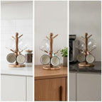 predolo Wooden Mug Holder with Hooks - Image 7